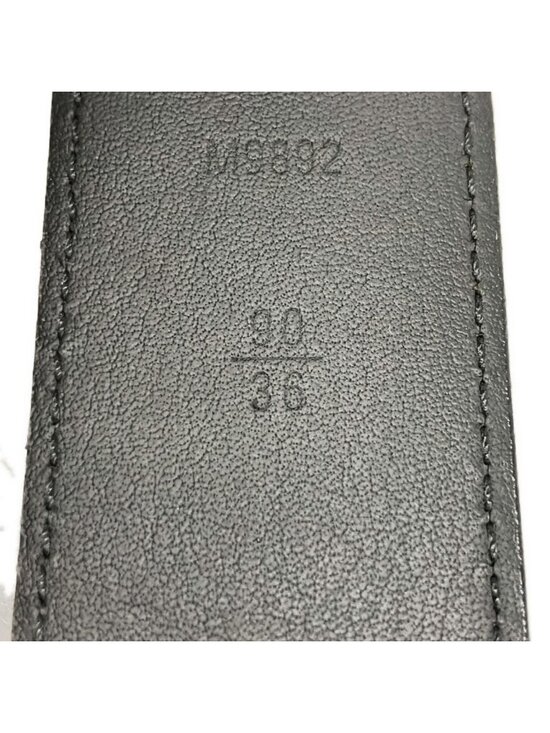 Louis Vuitton Belt Epi Ceinture Legend 35 Noir Leather